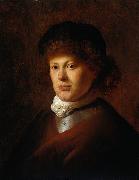 Portrait of Rembrandt van Rijn Jan lievens